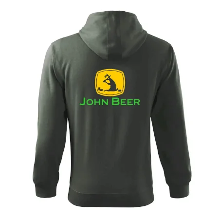 John Beer jelen s pivem