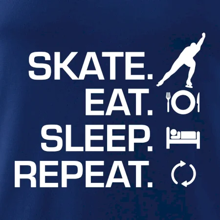 Eat sleep skate - lední bruslení
