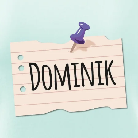 Papírek se jmenovkou - prso - vlastní jméno