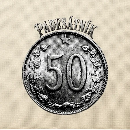 Padesátník 1963 - 1978 s nápisem