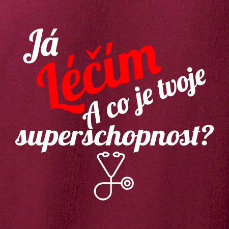 Já léčím - tvoje superschopnost? Šikmý nápis