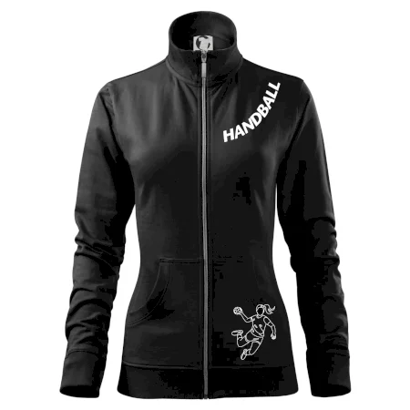Handball nápis šikmo  - holka