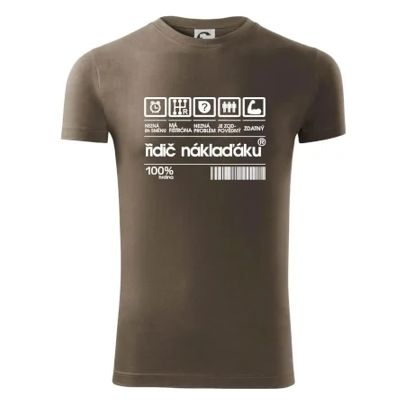 Čárový kód řidič náklaďáku