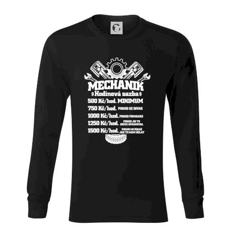 Mechanik - hodinová sazba
