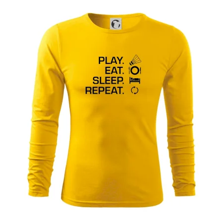 Play Eat Sleep Repeat badminton