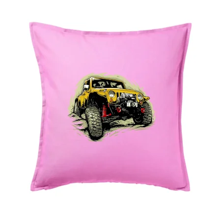Žlutý offroad s navijákem