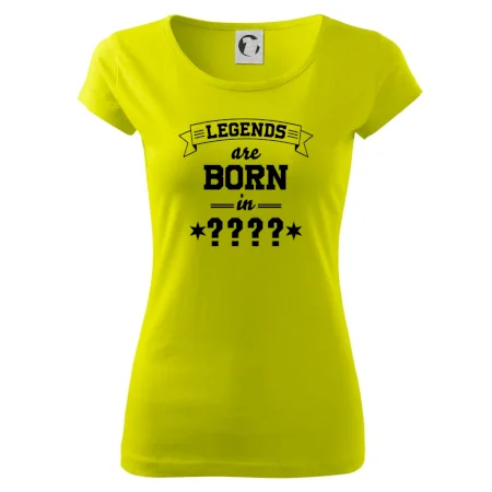 Legends are born in vlastní ročník