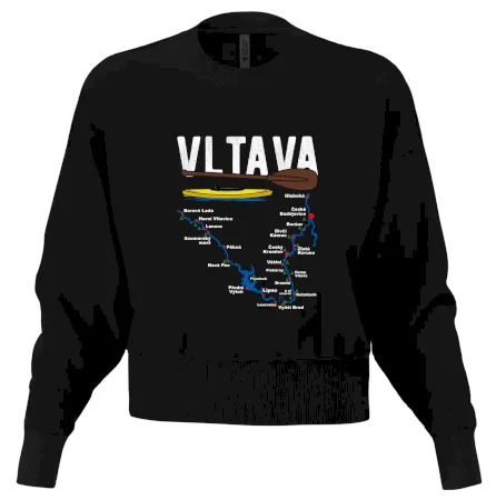 Mapa řeky Vltavy