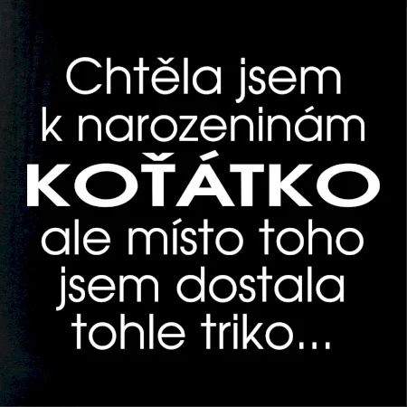 Chtěla jsem dostat k narozeninám koťátko