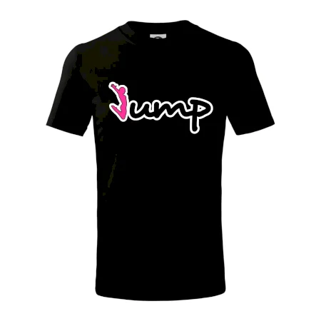 Jump - nápis a panáček