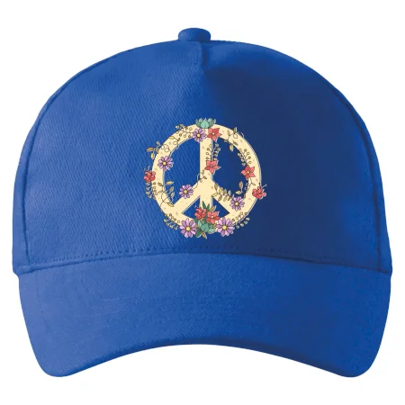 Peace symbol pískový