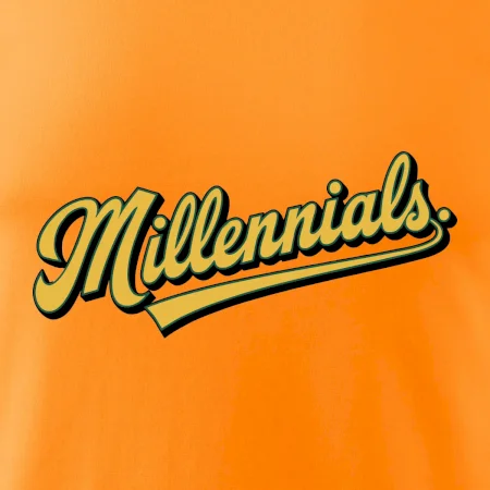 Generace Y - Millennials žlutý nápis