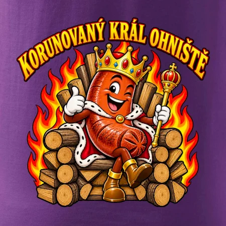Korunovaný král ohniště