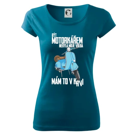 Být motorkářem nebyla moje volba skútr