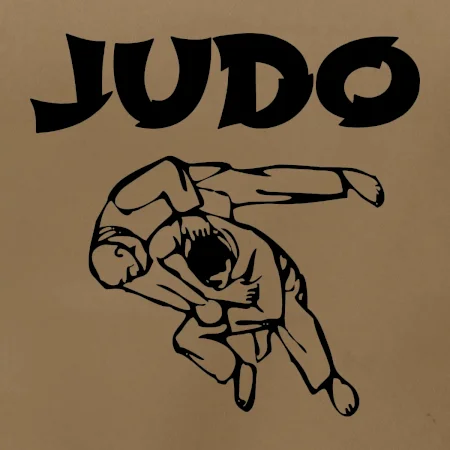 Judo nápis + postavy