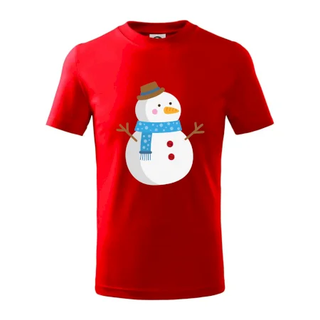 Sněhulák se šálou