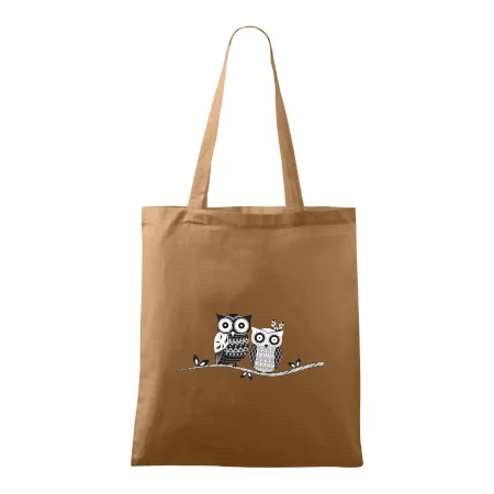 Dvě sovy abstraktní