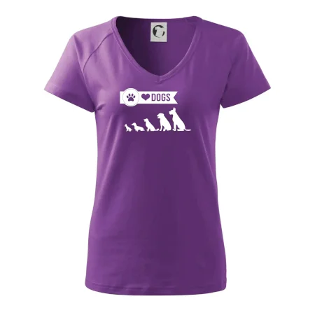 I love dogs - tlapka