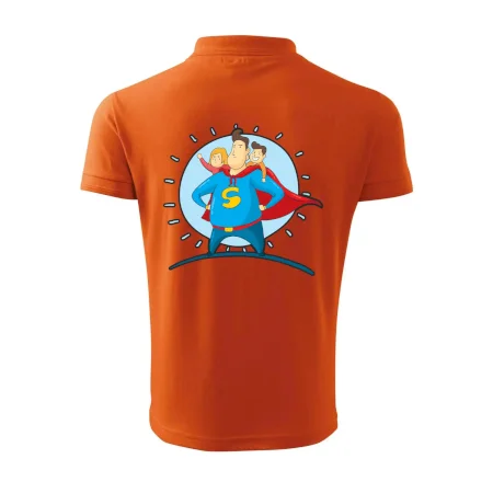 Táta superman - holka a kluk