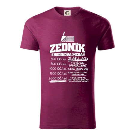 Hodinová mzda zedník