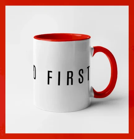 Put God first slabý nápis