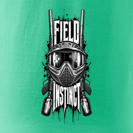 Černobílá maska field instinct paintball