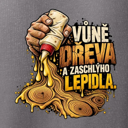 Vůně dřeva a zaschlýho lepidla - kapající lepidlo a letokruhy
