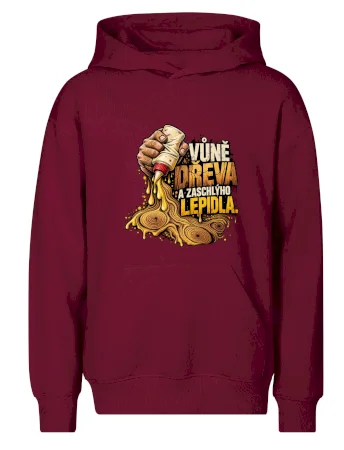 Vůně dřeva a zaschlýho lepidla - kapající lepidlo a letokruhy