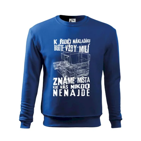 K řidiči náklaďáku buďte vždy milý