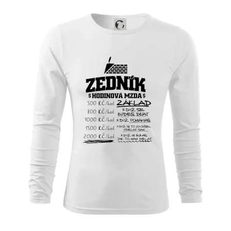 Hodinová mzda zedník
