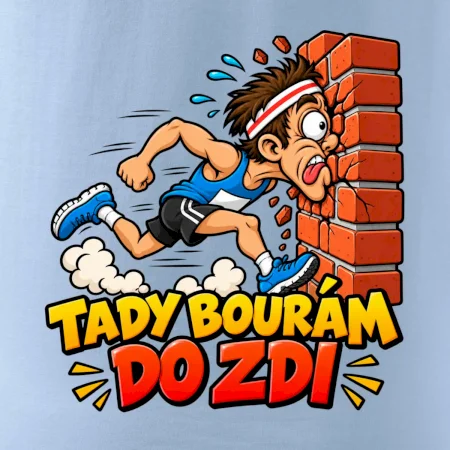 Maratonec tady bourám do zdi