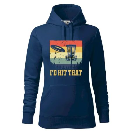 Disc golf player retro vintage