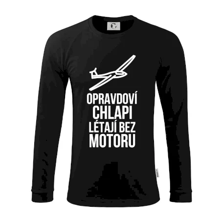 Opravdovi chlapi létají bez motoru