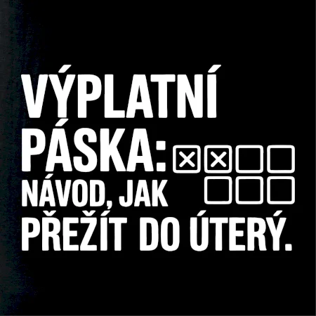 VÝPLATNÍ PÁSKA: Návod, jak přežít do úterý
