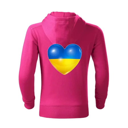 Ukrajina srdce vlajka