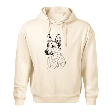 Německý ovčák černá kresba