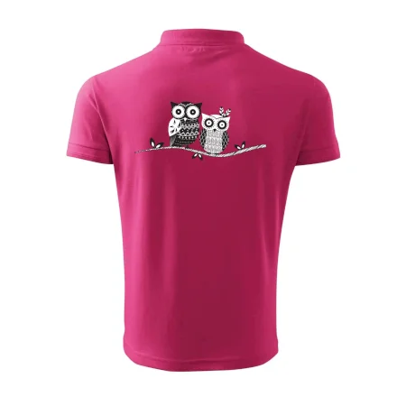 Dvě sovy abstraktní