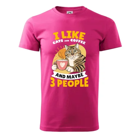 I like cats and coffee and maybe 3 people