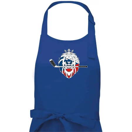 Lev s hokejkou v tlamě - Česká vlajka