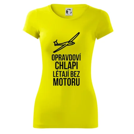 Opravdovi chlapi létají bez motoru