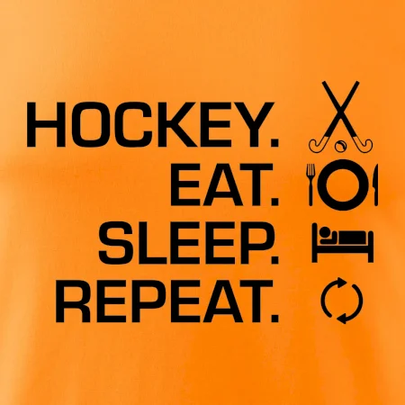 Pozemní hokej eat sleep repeat