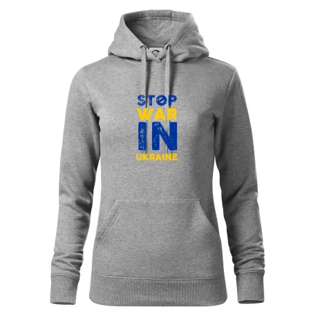 Barevný nápis Stop war in ukraine