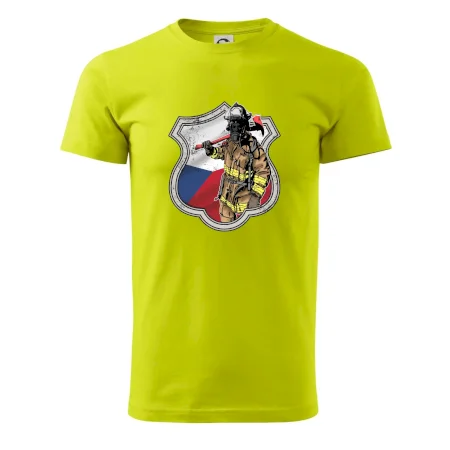 Hasič erb - Česká vlajka