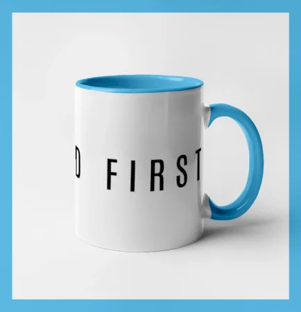 Put God first slabý nápis