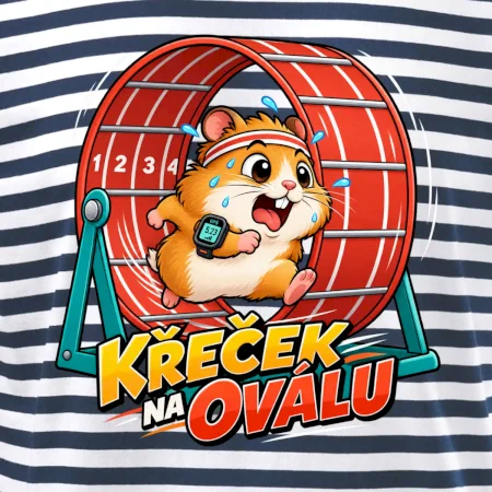 Běžecký křeček na oválu
