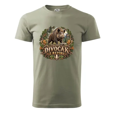 Divočák z revíru myslivecký lesní motiv