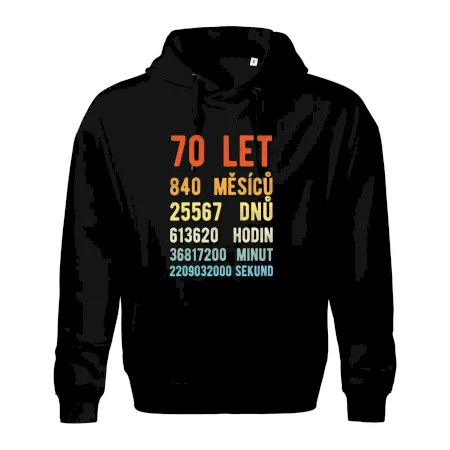 Narozeniny 70 přepočet času