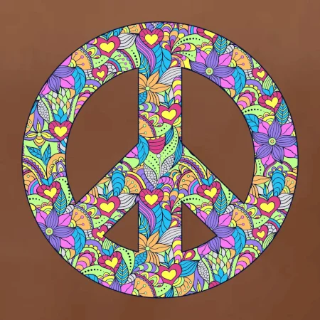 Peace symbol mandela