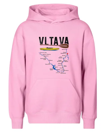 Mapa řeky Vltavy