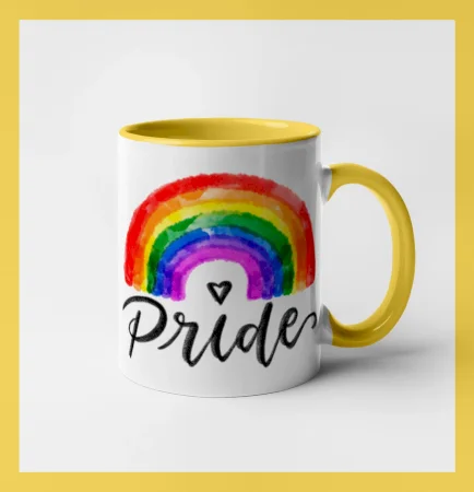 Duha pride kreslená